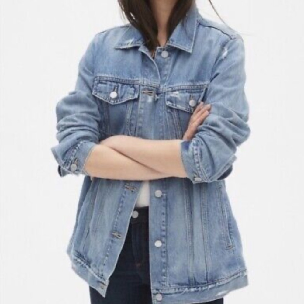 NWT Lucky Brand Oversized Jean Jacket
